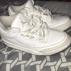 Jordan 3 pure white! (No box)